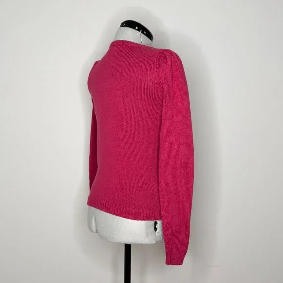 Ann Taylor Puff Shoulder Long Sleeve Sweater - Picture 4 of 6